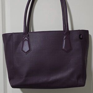 Dagne Dover Signature Legend Eclipse Coated Canvas Large Laptop Tote Bag